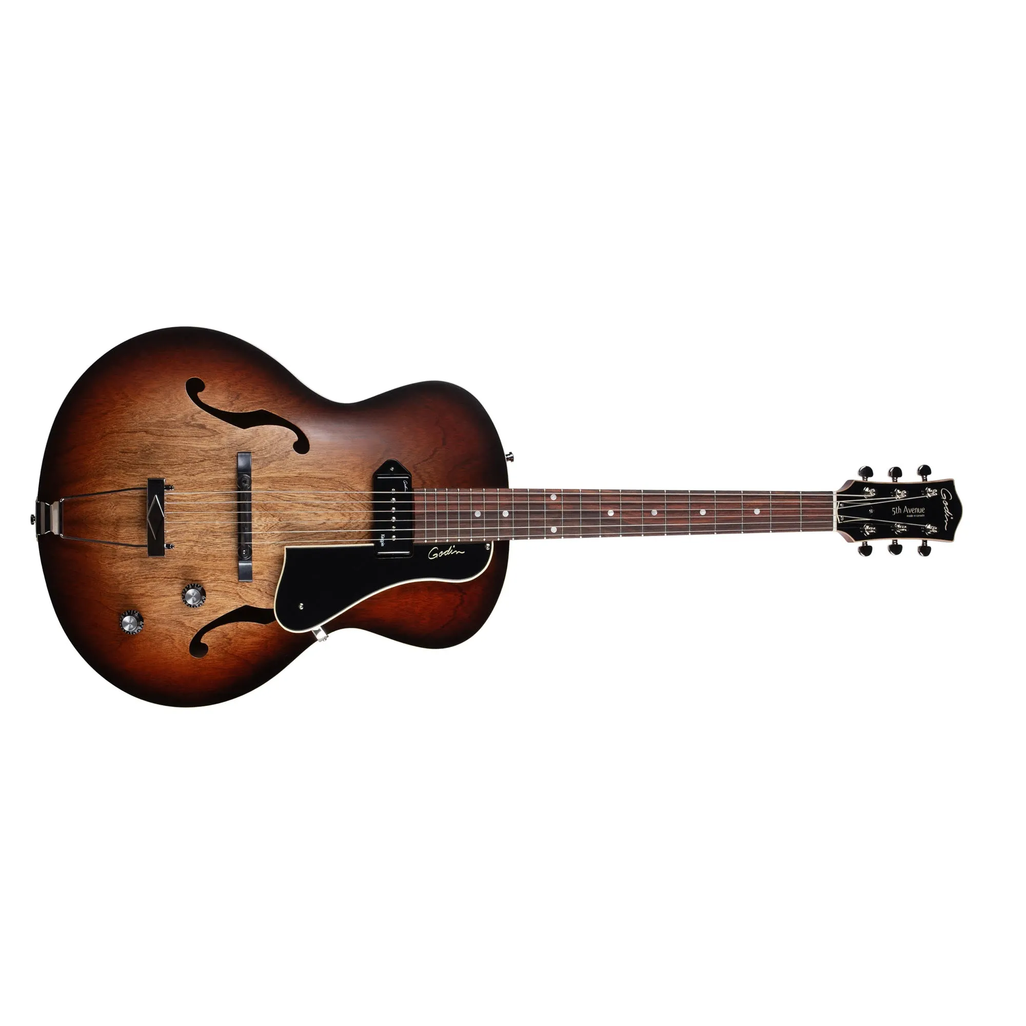 Godin 5th Avenue Kingpin P90 vintage burst